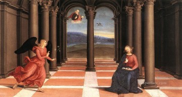 ラファエル Painting - 受胎告知 オッディの祭壇プレデッラ ルネサンスの巨匠 ラファエロ
